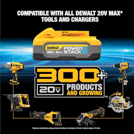 DEWALT POWERSTACK 20-volt Max 1/4-in Brushless Cordless Impact Driver (1-Battery Included, Charger Included and Soft Bag included) (Reconditioned)