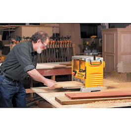 DeWalt 12-1/2" Thickness Planer with Three Knife Cutter-Head (Reconditioned)
