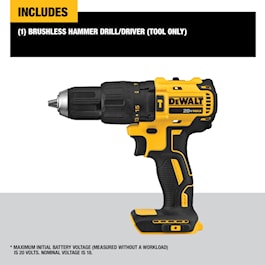 DEWALT 1/2-in 20-volt Max-Amp Variable Speed Brushless Cordless Hammer Drill (Bare Tool) (Reconditioned)