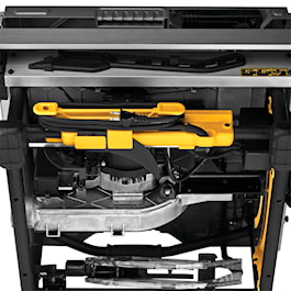 DeWalt 10" Jobsite Table Saw  32 - 1/2" (82.5cm) Rip Capacity, and a Rolling Stand (Reconditioned)