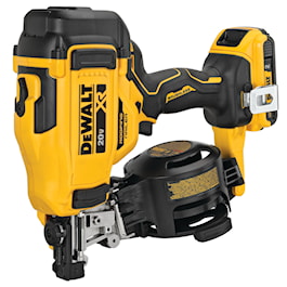 DeWalt 20V MAX* 15° Cordless Coil Roofing Nailer Kit (Reconditioned)