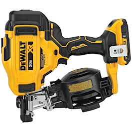 DeWalt 20V MAX* 15° Cordless Coil Roofing Nailer Kit (Reconditioned)