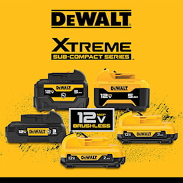 DEWALT 12-V 2-Pack 3 Amp-Hour; 5 Amp-Hour Lithium-ion Battery (Charger Included) (Reconditioned)