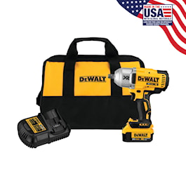 DeWalt 20v MAX* XR Brushless High Torque 1/2 in. Impact Wrench with Dentent Pin Anvil (4.0 Ah) (Reconditioned)
