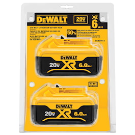 DeWalt 20V MAX* XR® 6Ah Battery (2 PK) (Reconditioned)