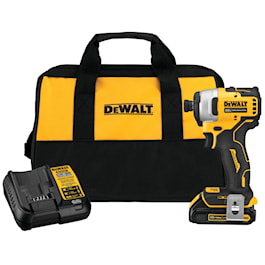 DeWalt ATOMIC™ 20V MAX* Brushless Cordless Compact 1/4 in. Impact Driver Kit (Reconditioned)