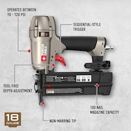 Porter Cable 18-Gauge Pneumatic Brad Nailer Kit (Reconditioned)