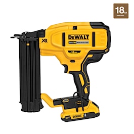 DeWalt 20V MAX* XR® 18 GA Cordless Brad Nailer Kit (Reconditioned)