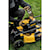 21 and a half inch Brushless Cordless Push mower with an easy battery replacement feature