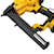 Close up of the high capacity magazine feature of a  XR 18 GA Cordless Narrow Crown Stapler