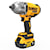 Angled view of DEWALT 20V MAX XR(&#174;) 1/2 in. High Torque Impact Wrench with 5.0 Ah battery 