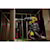 Brushless cordless drill driver with battery drilling  wooden frame.