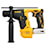 Left-facing side angle view of the DEWALT XTREME(™) 12V MAX Brushless Cordless 9/16 in. SDS PLUS Rotary Hammer (Tool Only)
