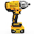 Back side view of DEWALT 20V MAX XR(&#174;) 1/2 in. High Torque Impact Wrench with 5.0 Ah battery