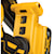 Easy click button feature for setting adjustment of the  21 inch Plastic Collated Cordless Nailer