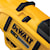 Close up of the jam release trigger feature of a  XR Cordless 15 Gauge Angled Finish Nailer
