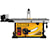 10 inch Jobsite table saw  32 and half inch rip capacity and a rolling stand
