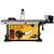 10 inch Jobsite table saw  32 and half inch rip capacity and a rolling stand