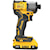 20V MAX Brushless Impact Driver back side view with 2.0 Ah battery