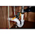 Brushless One-Handed Cordless Reciprocating Saw cutting wooden surface.