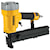 Profile of Wide crown lathing stapler.