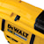 Close up of the jam release button feature of a  XR 18 GA Cordless Narrow Crown Stapler