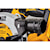 Dust chute accessory attached to brushless cordless circular saw.
