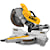 Profile of double bevel sliding compound miter saw.