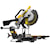 Sixty volt max cordless double bevel sliding miter saw with from the side