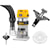 Max torque variable speed compact router kit.