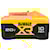 Right side of max 20 volt XR lithium ion battery.