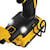 Close up of the lights feature at the base of a  XR 18 GA Cordless Narrow Crown Stapler