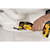 XR Cordless Oscillating Multi Tool being used to cut hardened bolt from toilet base