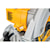 Bright LED feature of brushless cordless circular saw.