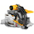 Profile of double bevel sliding compound miter saw.